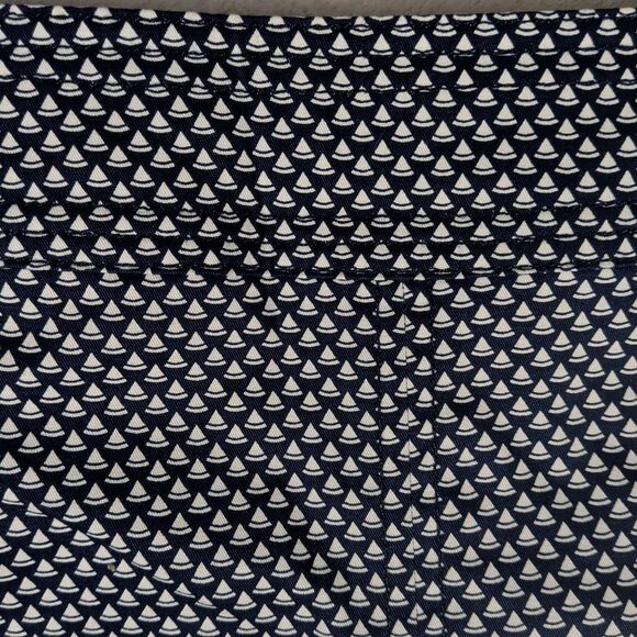 Talbots Skirt Women's 6P Petite Navy Blue Cotton Stretch Career - Picture 2 of 8